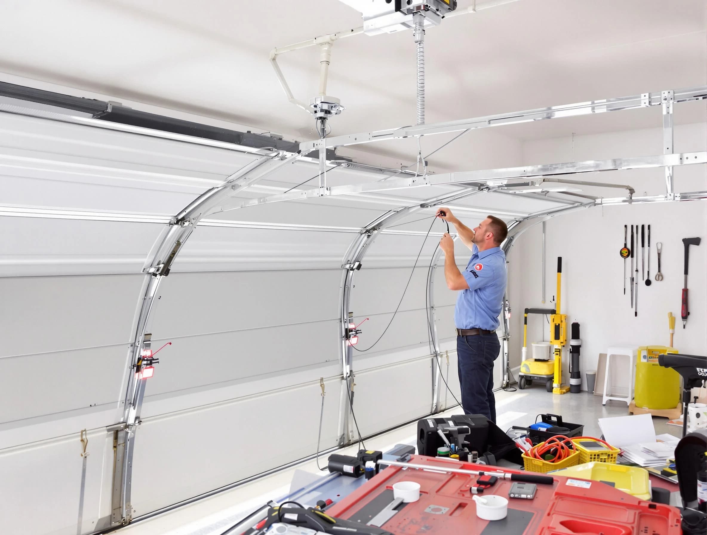 Garage door cable repair service by Bradley Gardens Garage Door Repair in Bradley Gardens