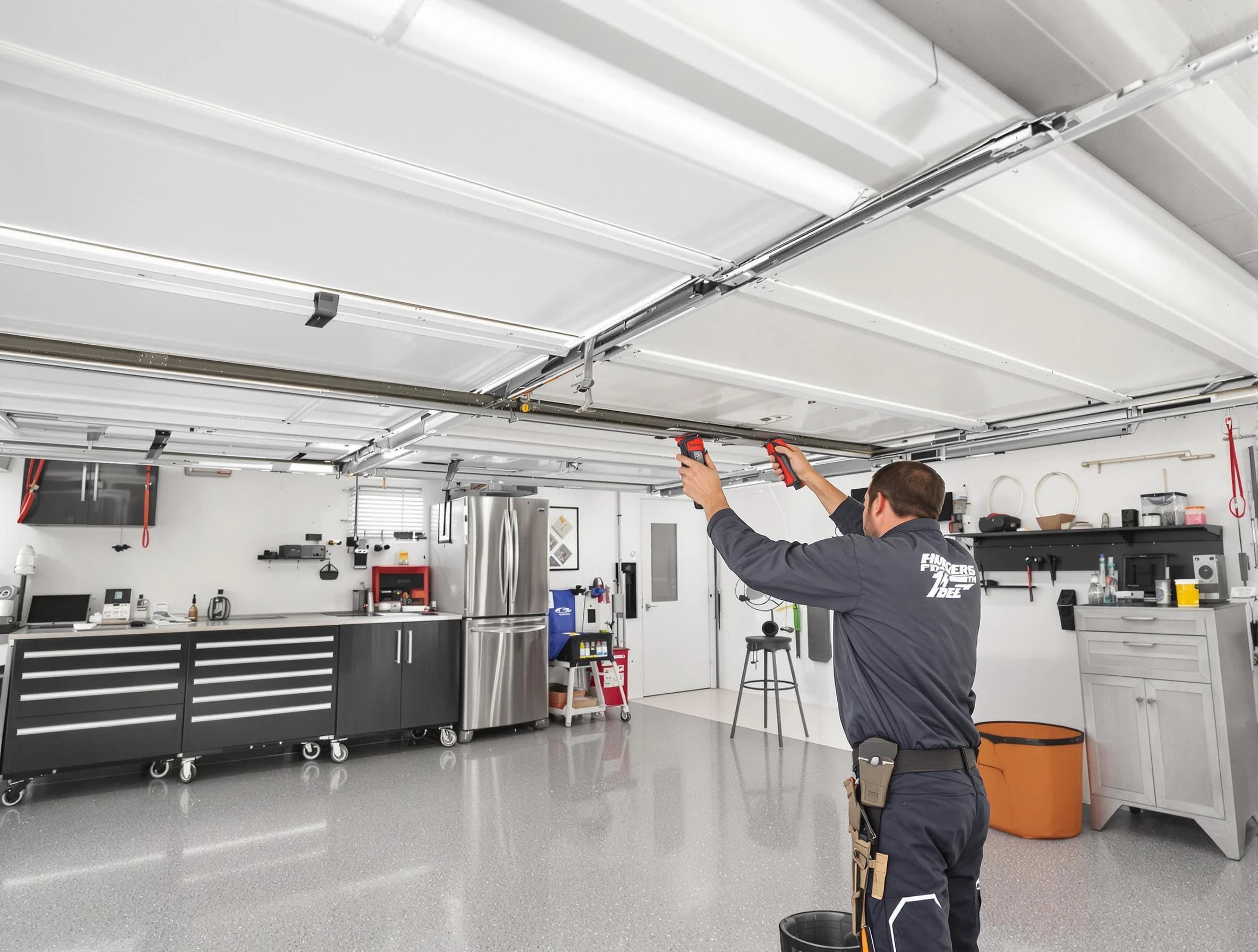 Overhead garage door repair service by Bradley Gardens Garage Door Repair in Bradley Gardens