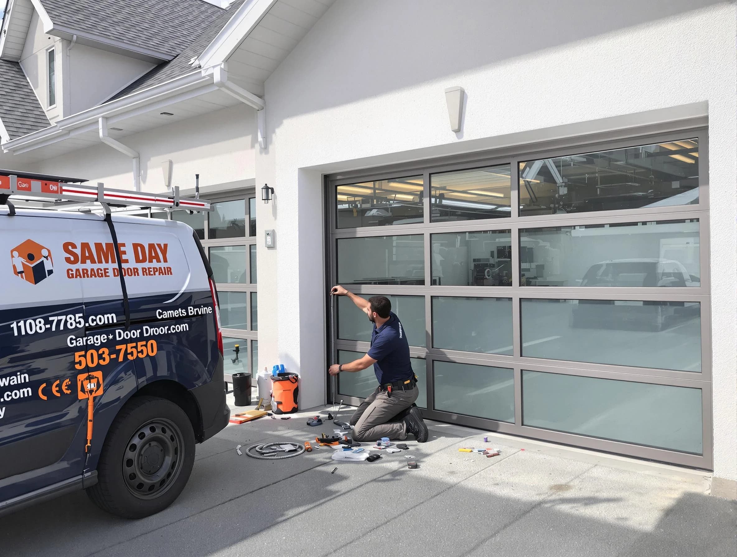 Same-day garage door repair service by Bradley Gardens Garage Door Repair in Bradley Gardens